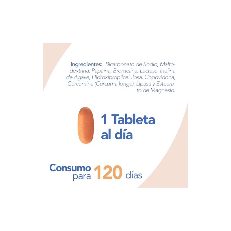 Enzimas Digestivas Prebioticos Papaina Inulina Prebiotica Apoyo Digestivo Natural Mejora