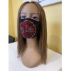 Unbranded Comma La Kamala Harris Bling Face Mask Red and