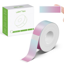 Nelko Genuine P21 Label Maker Tape, Adapted Label Print Paper, 14x40mm (0.55"x1.57"), Standard Laminated Labeling Replacement, Multipurpose of P21 Label Maker, 180 Tapes/Roll, 1 Roll, Light Purple