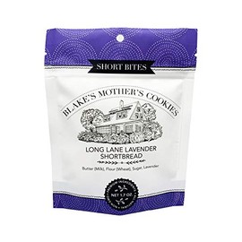 BLAKE'S MOTHER'S COOKIES SHORT BITES - LIGHT - CRUNCHY - BUTTERY (Long Lane Lavender, 5 Bags)