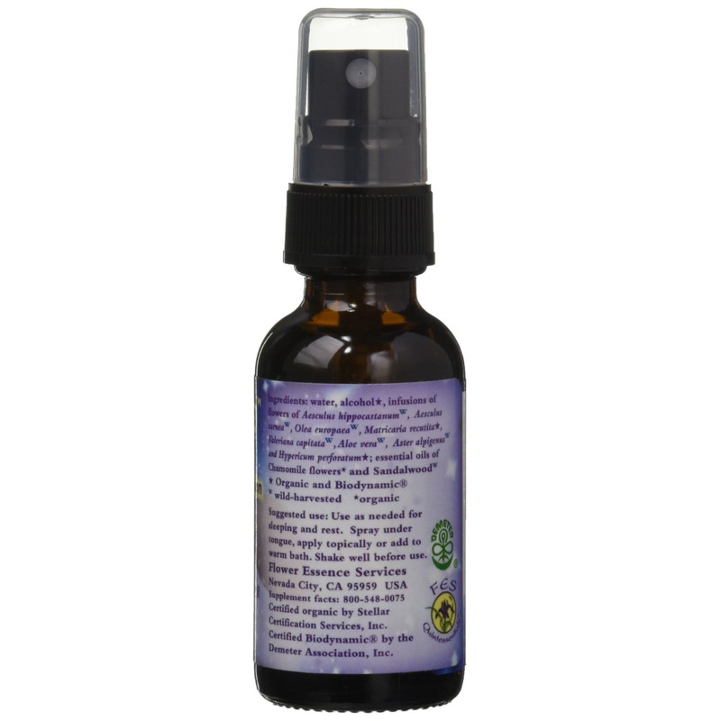 Flower Essence Services Flora-Sleep Formula Spray, 1 Ounce