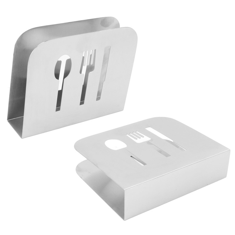 Napkin Holder Napkin Dispenser Stainless Steel Minimalist Compact Easy Maintenance