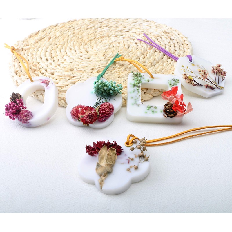 EUPNHY 2pcs Silicone Wax Sachet Molds Scented Wax Tablets Molds-Including