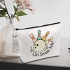 JXGZSO Funny Bowling Makeup Bag Bowling Player Gift Oh Spare