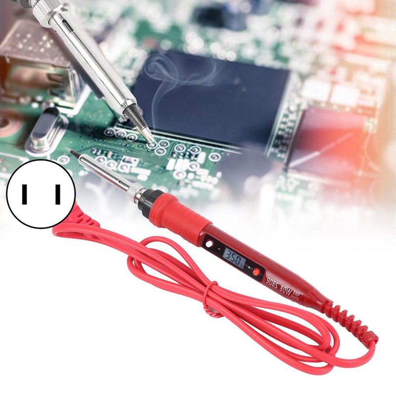 Electric Soldering Iron Digital Welding Tools LCD Display Screen Temperature