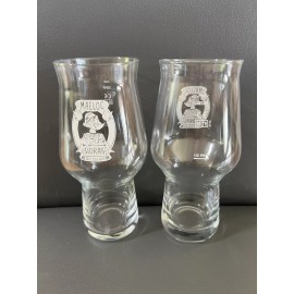 Estrella Galicia Maeloc Sidras Glasses. 0.5 Pint. Box of 6. Brand New.