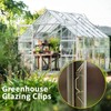 Xionghonglong Greenhouse Clamps Pack of 50 Stainless Steel Rustproof Silver