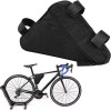 Unbranded Bicycle Triangle Bag Waterproof Bicycle Frame Front Tube Pouch