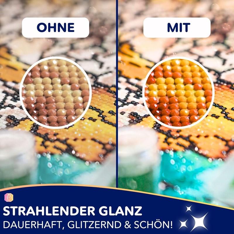 Diamond Painting Conserver® Permanent Hold & Shine Effect of Stones