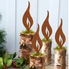 Storm's Gartenzaubereien Grate Flames 23 cm Set of 4 for