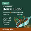 Starbucks K-Cup Coffee Pods, Medium Roast Coffee, Decaf House Blend,