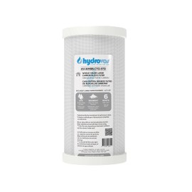 10" x 4.5” Carbon Block Sediment Water Filter, GAC Granular Activated Carbon Replacement Filter Cartridge Fits Filter Housing WHKF-DWHBB, WH-HD200-C, GXWH40L, DB10C, ‎AO-WH-PREL, 150237 Big Blue
