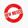 CafePress Rubber Ink Stamp New Mexico Greeting Cards Folded Greeting