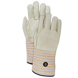 MAGID T6570G-10 DuraMaster T6570G Unlined Standard Cow Grain Full Leather, X-Large, Gold Tan , 10 (Pack of 12)