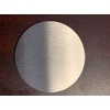 1/16" Thick Stainless Steel Disc, Choose Diameter, Brushed #4 Finish,