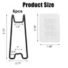 Nirxxiy 6 Pcs Picture Frame bracket, Picture Frame Easel bracket,
