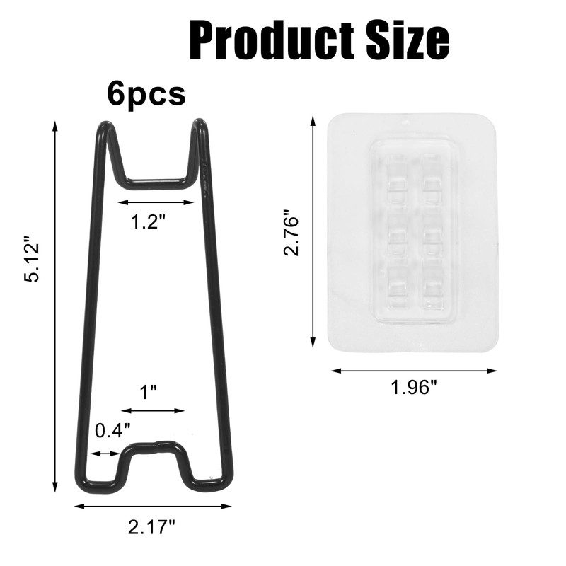 Nirxxiy 6 Pcs Picture Frame bracket, Picture Frame Easel bracket,