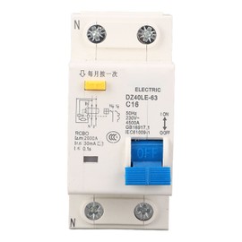 Air Switch with Leakage Protector Single Handle Circuit Breaker for Home Electrical System  1P+N
