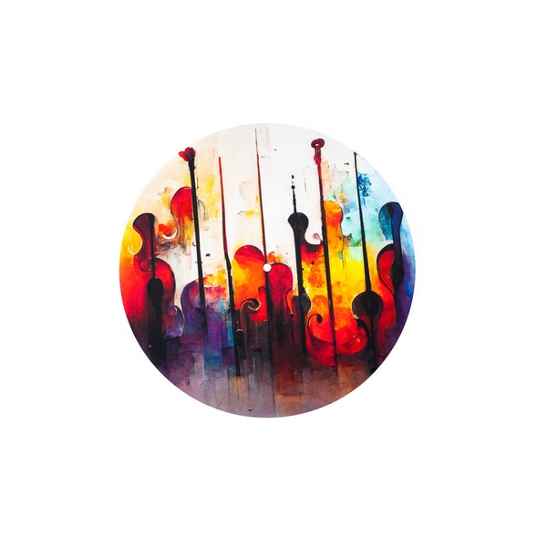 Slipmat Finesse Instruments Rubber Turntable Mat for Gramophone 30.5 cm