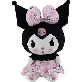 Jextech Peluche Kuromi Falda Vestido Lovely Purple My Melody 25cm