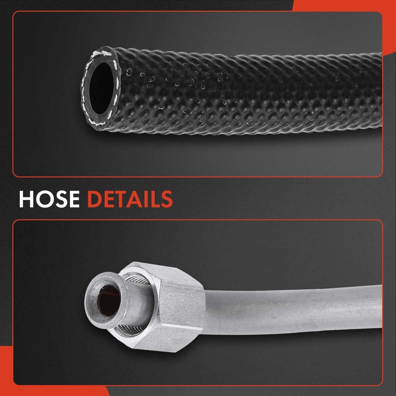 A-Premium Automatic Transmission Oil Cooler Line Hose Assembly Compatible with