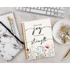 ZFQ Bible Journal for Women Spiral Notebook,Inspirational Flower Christian Gifts