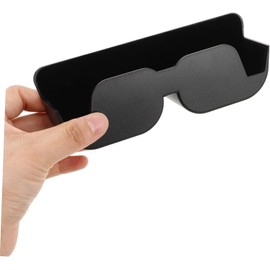 Ciieeo Estuche Autoadhesivo para Gafas de Coche Diseño Elegante y Material Abs, Soporte Compacto para Gafas y Tarjetas, Adecuado para Organizar Automóvil