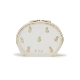 Fruit Embroidered Gusset Pouch