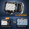 Nilight Barras de Luz LED de 10.2 cm, 18 W,