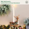 Fitz and Floyd Noel Holiday Standing Deer Ceramic Candle Holder