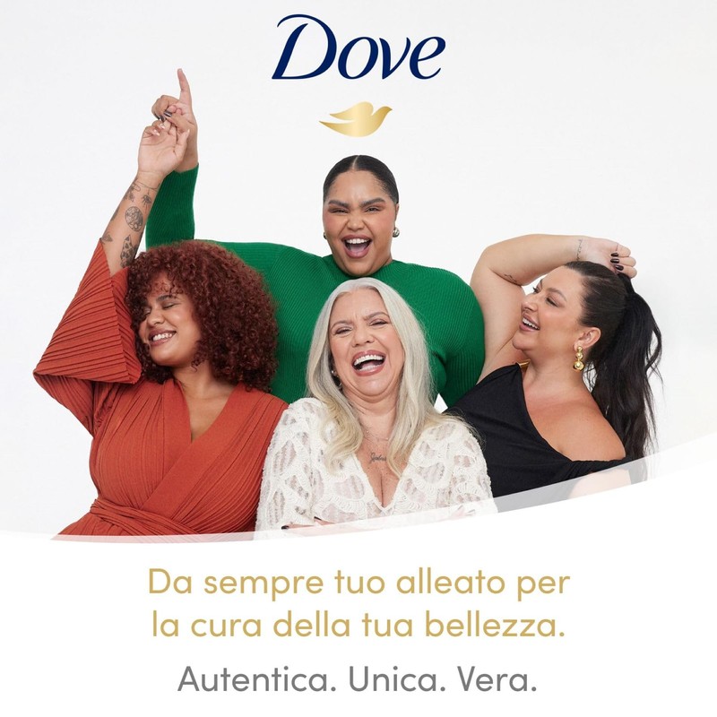 Dove Bagnodoccia Nutrimento Delicato, Idratante Dermo-Naturale, Olio di Cocco, 1/4