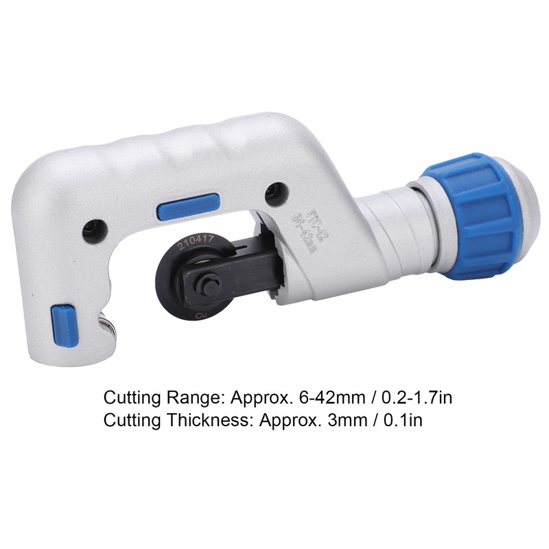 Tube Cutter Aluminum Bearing Single Roller Manual Adjustment Pipe Cutting