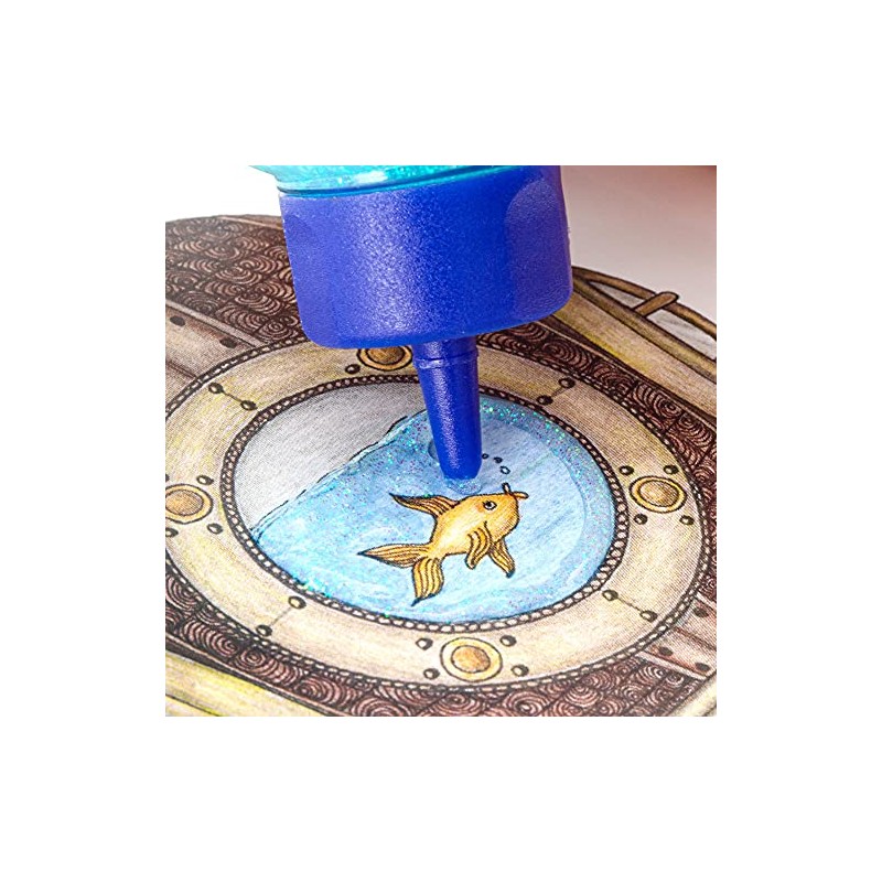 Pelikan Diamantina con Pegamento Color Azul Pastel 60 ml