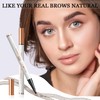 Ruicen Microblading Eyebrow Pen-Upgraded Eye Brow Pencils for Women Brown