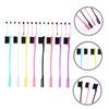 FOMIYES 24pcs Double-ended Eyebrow Grooming Tool Hairline Combs and Brushes