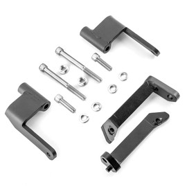 Wsays Driver Floorboard Relocation Brackets Compatible with Harley Touring FLHT, FLHR, FLTR, FLHX 2009-2024 and Fl Trikes 2009-2013 Without Lower Fairings (Black)