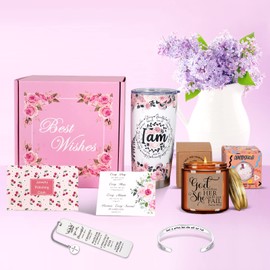 Christian Gifts for Women, Inspirational Present for Religious, Baptism Gifts, 7pcs Unique Encourage Gift for Friends Female Sister Wife Girlfriends Coworker Mom Lady Boss