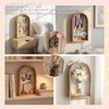 WLZGDFB Shadow Box Frame with Clear Acrylic Door, Removable Shelves