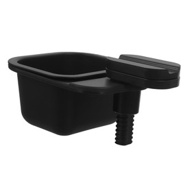 Alipis Rotating Mini Trash Can Compact Desk Clip Waste Bin for Home Office Sundry Storage Box Convenient Access Versatile Organization