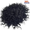 Ehairc Toupee for Men Mono Lace with PU Around Kinky