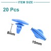 ACROPIX 5x4mm Universal Car Door Card Interior Weatherstrip Rivets Clips