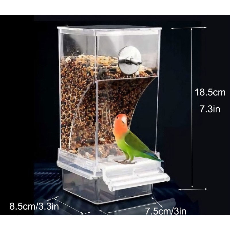 Automatic Bird Feeder,No Mess Bird Feeder,Bird Cage Feeder Bird Cage