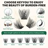 Lash Clusters 144pcs Individual Lashes D Curl 10mm Eyelash Clusters