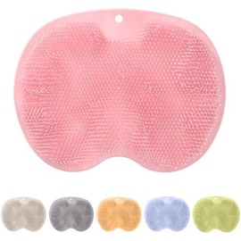 Shower Foot Scrubber Mat, Compact Lightweight Accessory for Travel and Daily Use - 3PACK Silicone Shower Foot Scrubber