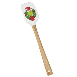 Grinch Spatula Dr Seuss How The GRINCH Stole Christmas Holiday Wreath Silicone Spatula Kitchen Baking Cooking Mixing