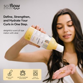 So!Flow Curly Hair Vitality Shampoo with Hydrolysed Proteins and Plant Extracts - Reveal the True Beauty of Your Curls with a Nourishing Fusion of Nature's Finest Ingredients.