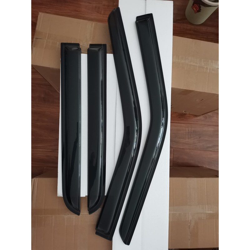 Side Car Window Visor Rain Guard Vent Deflectors Compatible with