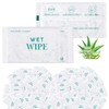 Enjamyo 300 Pack Wet Wipes Individually Wrapped,Travel Size Hand Wipe,