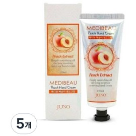Mediview Peach Hand Cream Moist and highly moisturizing peach scented hand lotion, 5 pieces, 100ml / 메디뷰 복숭아 핸드크림 촉촉한 고보습 복숭아향 핸드로션, 5개, 100ml