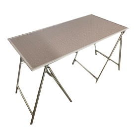 Voyager Tools Folding Table Horse Legs Saw Table Legs with Zinc Coating 2 Piece Set